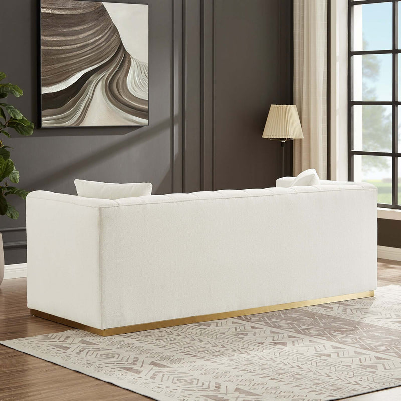 Jedda Beige Boucle Sofa