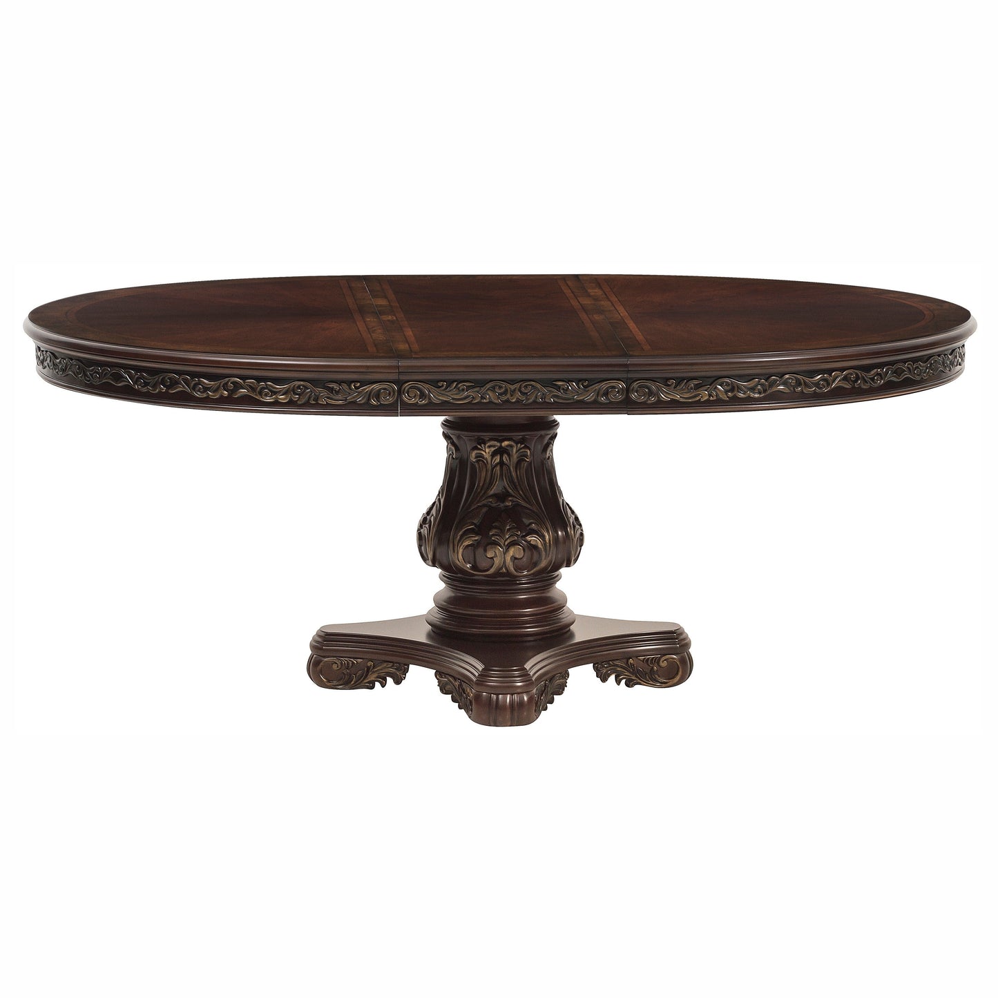 Deryn Park Cherry Extendable Round/Oval Dining Set