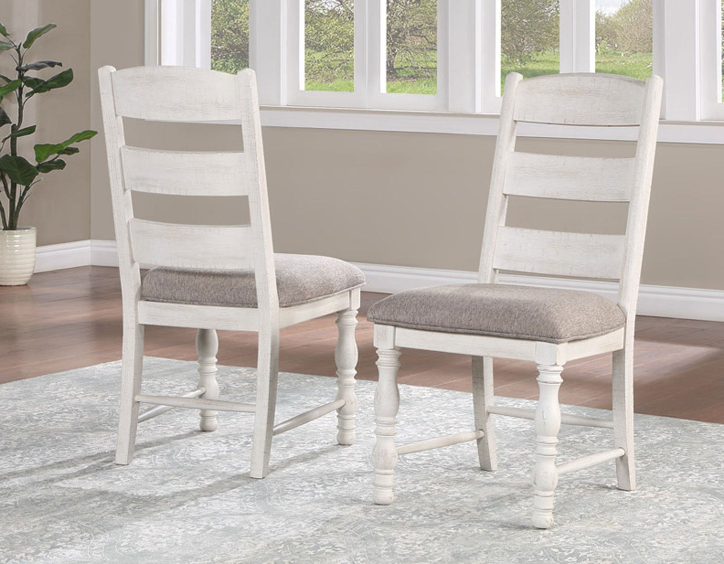 Heston 5-Piece 66-84-inch Dining Set(Table & 4 Side Chairs)