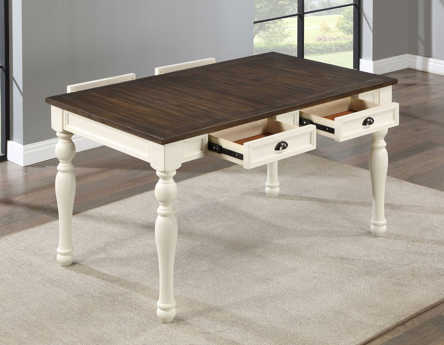 Joanna 6-Piece Dining Set(Table, Bench & 4 Side Chairs)