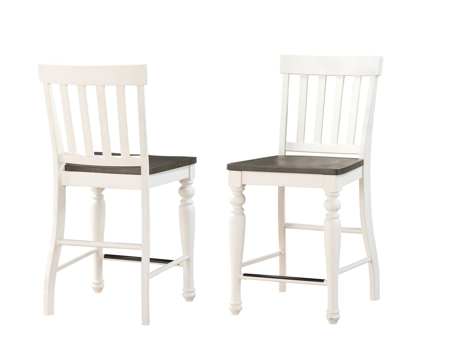 Joanna Two Tone 24″ Counter Stool, Set of 2