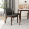 Laura Mid-Century Modern Solid Wood Dining Chair (Set of 2) Cream Linen