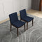 Laura Mid-Century Modern Solid Wood Dining Chair (Set of 2) Cream Linen