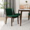 Laura Mid-Century Modern Solid Wood Dining Chair (Set of 2) Cream Linen