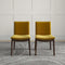 Laura Mid-Century Modern Solid Wood Dining Chair (Set of 2) Cream Linen