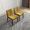 Laura Mid-Century Modern Solid Wood Dining Chair (Set of 2) Cream Linen