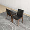 Laura Mid-Century Modern Solid Wood Dining Chair (Set of 2) Cream Linen