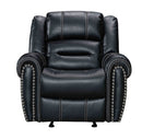 Lexington Black 3-Piece  Reclining Living Room Set