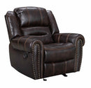 Lexington  3-Piece Mesa Brown Reclining Living Room Set