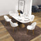 Marion Mid Century Modern Dining Chair (Set of 2) Cream Boucle