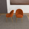 Marion Mid Century Modern Dining Chair (Set of 2) Cream Boucle