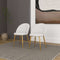 Marion Mid Century Modern Dining Chair (Set of 2) Orange Velvet
