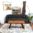 Marley Tan Genuine Leather Bench