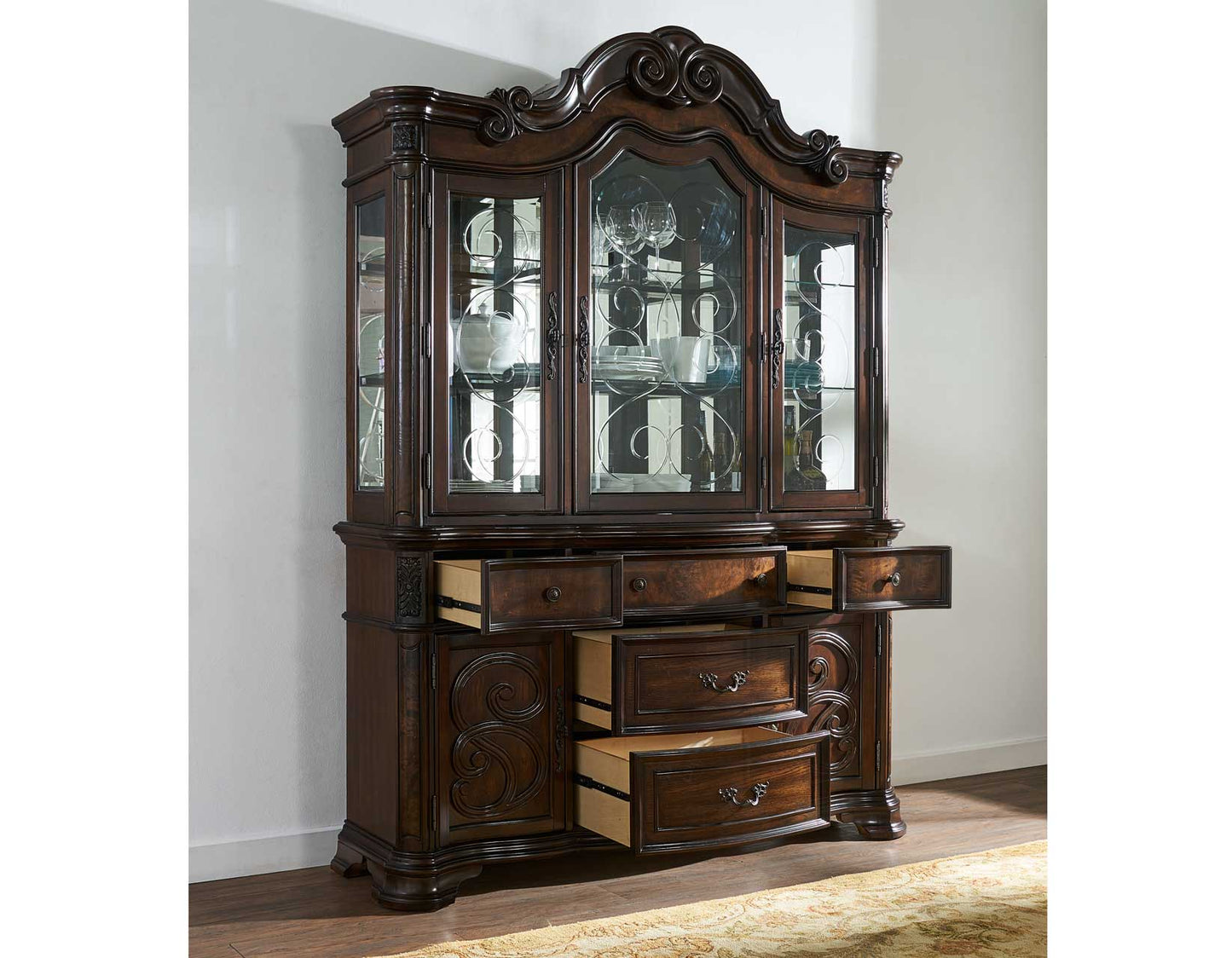 Royale 9 Piece Set(Table, 2 Arm Chairs & 6 Side Chairs)