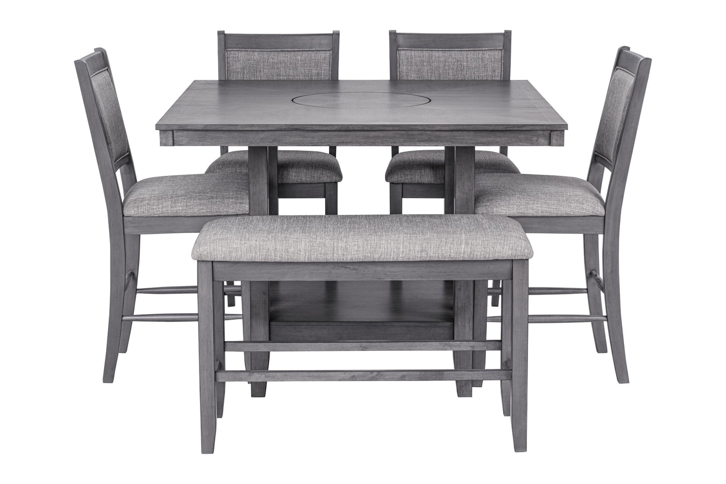 Skyline Grey 6pcs Counter Height Dining Room Set