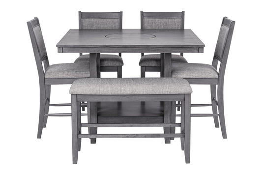Skyline Grey 6pcs Counter Height Dining Room Set