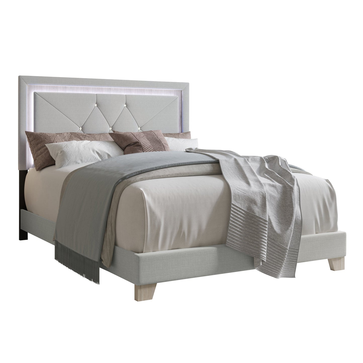 Urban Haven  Silver king Bed