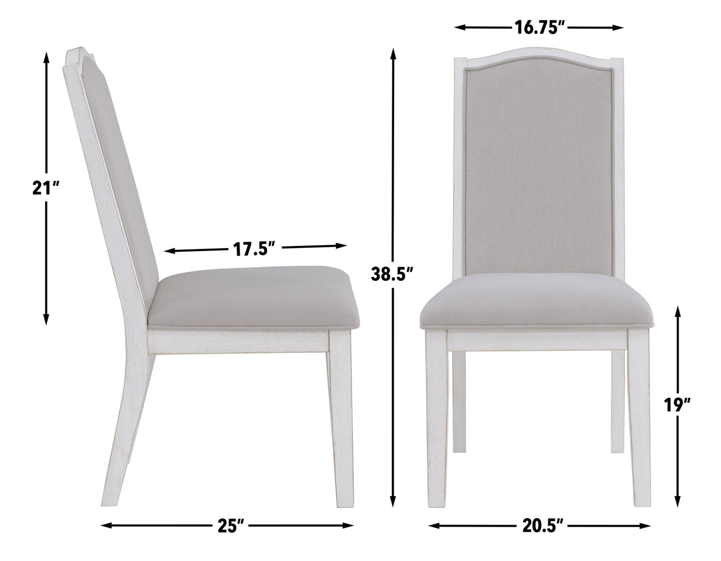 Warren 6-Piece 72-90″ Rectangular Dining Set
