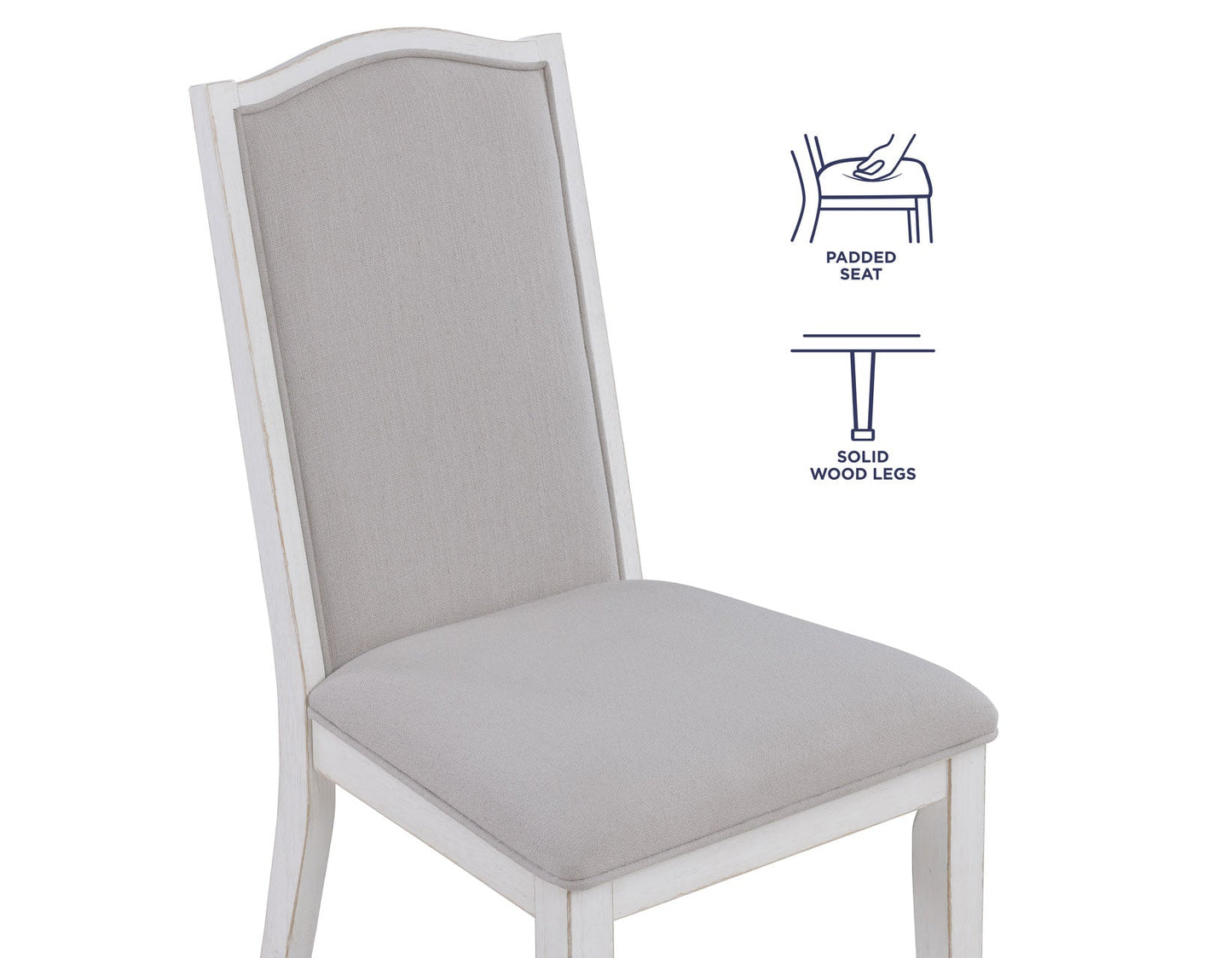 Warren 6-Piece 72-90″ Rectangular Dining Set