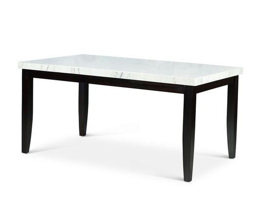 Westby 6 Piece Marble Top Set(Table, Bench & 4 Side Chairs)